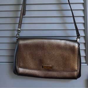 Kate Spade Metallic Pink Crossbody Bag